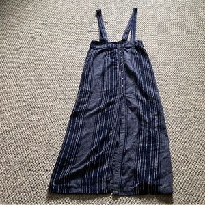 Mahina jumpsuit overall stripes navy blue dress